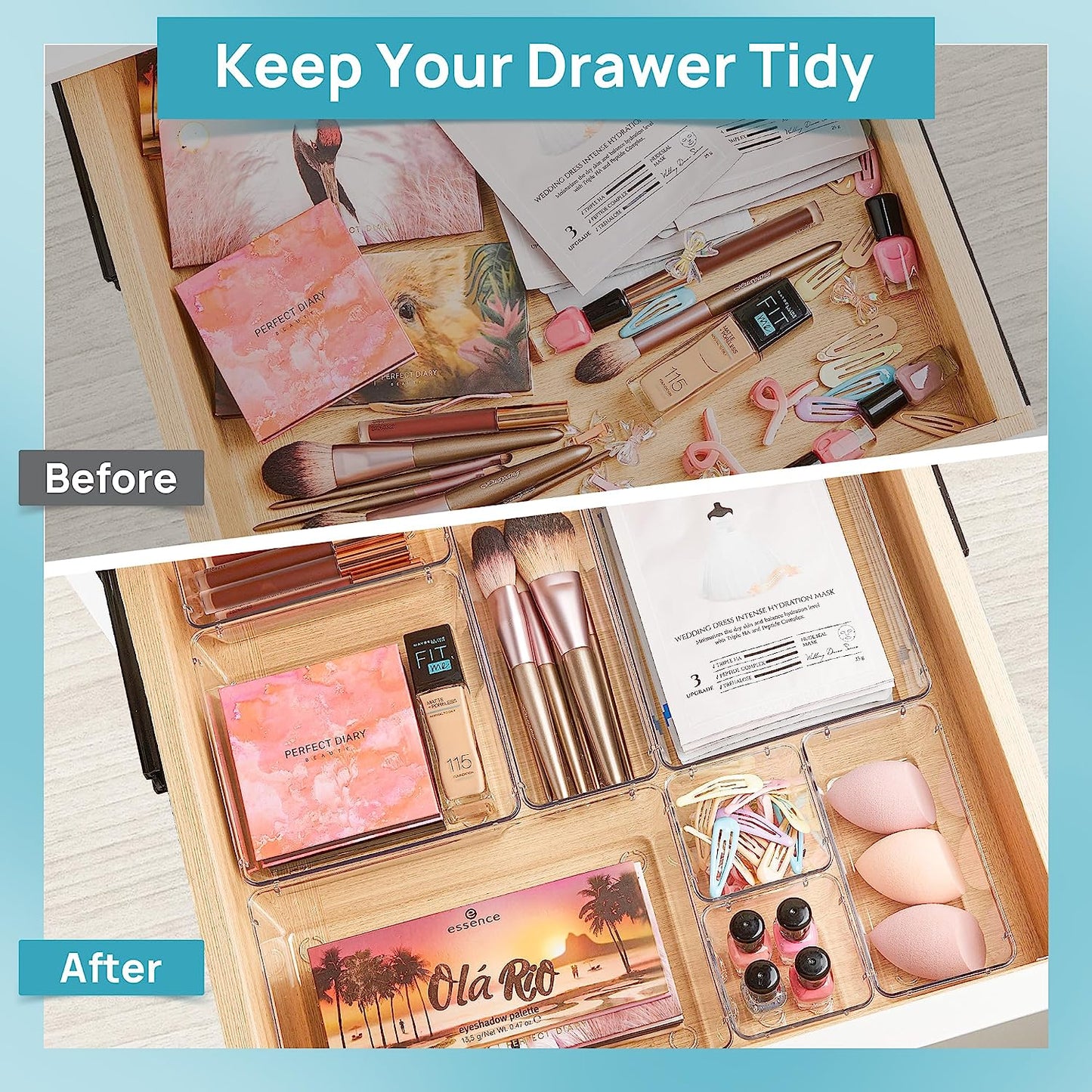 VersaClear Drawer Organizer Set