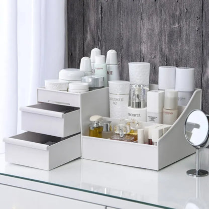 White Makeup Storage Box